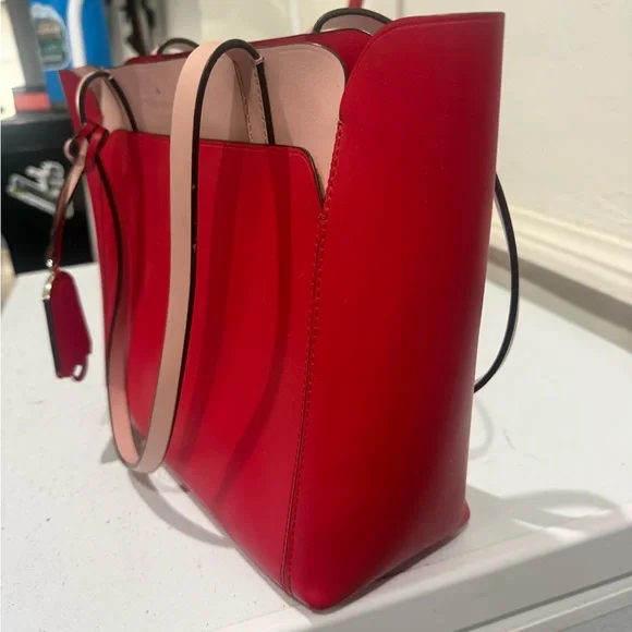 Kate Spade Magnolia Street Tote - pink and red - Picture 3 of 6